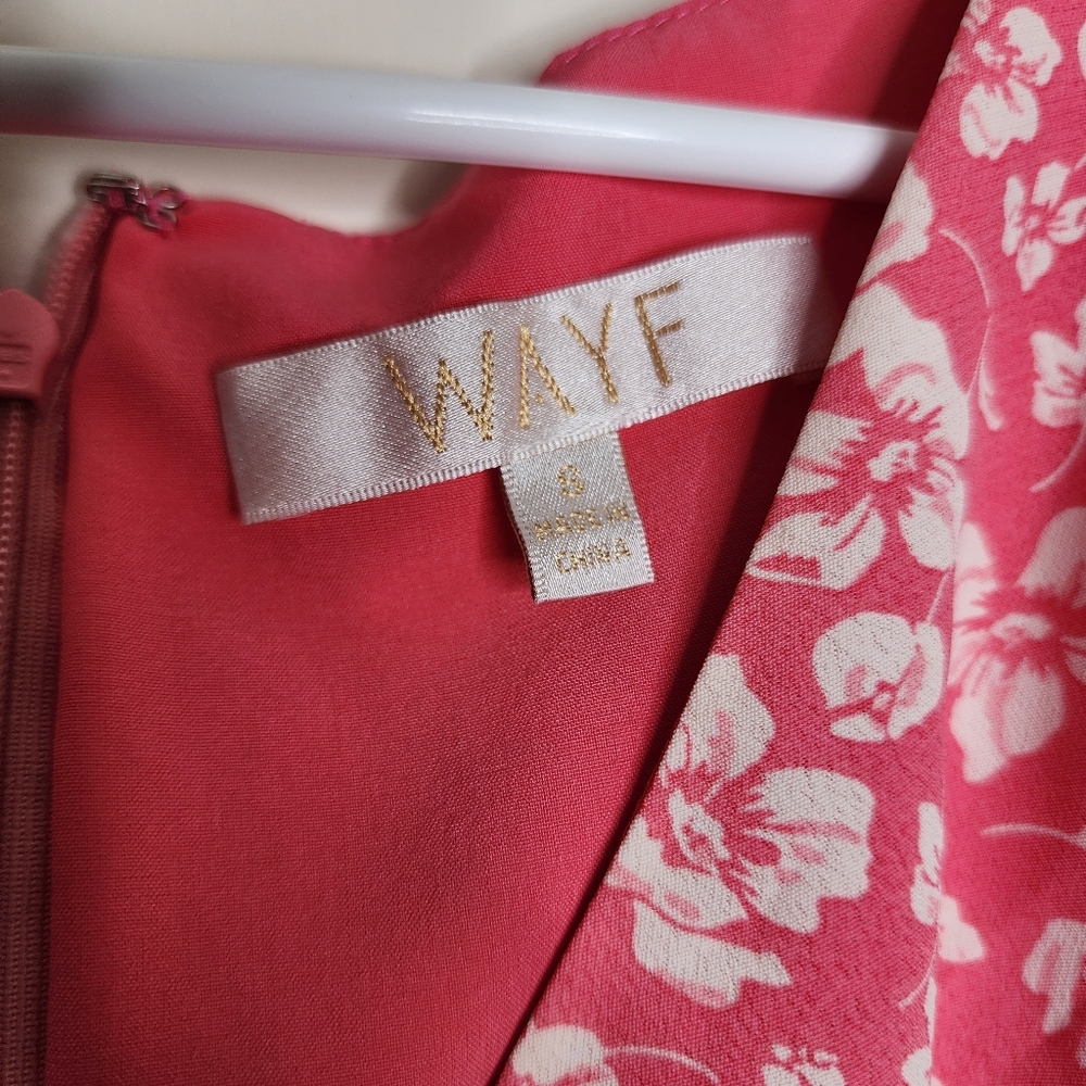 Wayf Pink Floral Cut Out Maxi Dress Small Spring Vibes Coquette Garden Party - Picture 9 of 15